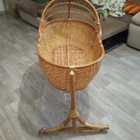 Лот: 21088473. Фото: 3. Люлька для новорожденного из лозы... Дети растут