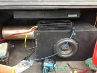 Лот: 19460605. Фото: 2. Сабвуфер с усилителем. Автозвук