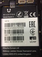 Лот: 14588216. Фото: 2. Телефон Wileyfox SparkX. Смартфоны, связь, навигация