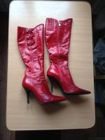Лот: 7375952. Фото: 3. Красные демисезонные сапожки... Одежда, обувь, галантерея