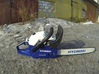 Лот: 2160300. Фото: 3. Бензопила Hyundai X410. Строительство и ремонт