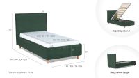 Лот: 24293573. Фото: 8. Подростковая кровать с подъемным...