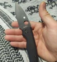 Лот: 21588764. Фото: 2. Spyderco Shaman Black. Охота