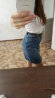 Лот: 9614124. Фото: 3. Джинсовая юбка. Одежда, обувь, галантерея