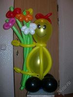 Лот: 864600. Фото: 2. Смайлик из воздушных шаров. Красноярск