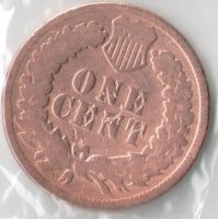 Лот: 14480546. Фото: 2. 1 цент 1888 года, США индеец... Монеты