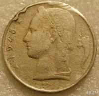 Лот: 8144809. Фото: 2. 5 франков 1948 Бельгия и 5 Франков... Монеты
