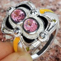 Лот: 763860. Фото: 3. Впечатляющее колечко с нежными... Красноярск