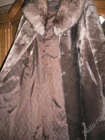 Лот: 739325. Фото: 3. Шуба мутон с песцом. Одежда, обувь, галантерея