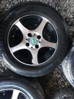 Лот: 13206353. Фото: 4. Диски r13 + шины 175 70 bridgestone... Красноярск