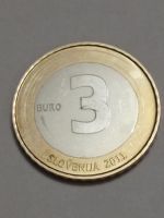 Лот: 24697859. Фото: 4. 3 евро 2011 г. Словения. 20 лет... Красноярск