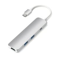 Лот: 21763576. Фото: 3. USB адаптер Satechi Slim Aluminum... Компьютеры, оргтехника, канцтовары