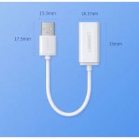 Лот: 21438345. Фото: 10. Адаптер UGREEN USB to 3.5 mm Aux...