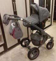 Лот: 15322163. Фото: 3. Коляска 3 в 1 Adamex barletta... Дети растут