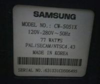 Лот: 14407367. Фото: 4. Телевизор Samsung CW-5051X Korea. Красноярск