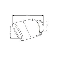 Лот: 25194905. Фото: 2. Насадка на глушитель круглая Akrapovic... Автозапчасти