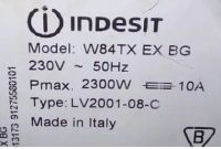 Лот: 14983575. Фото: 2. Indesit W 84 TX. Крупная бытовая техника