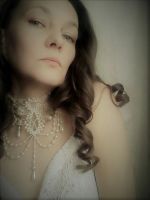 Лот: 8068774. Фото: 4. жемчужное колье-стойка " королева...