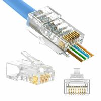 Лот: 14298434. Фото: 2. Коннектор RJ45/8P8C проходной... Сетевые устройства