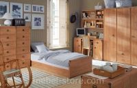 Лот: 6057150. Фото: 4. Кровать фабрика BRW "Индиана... Красноярск
