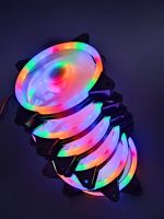 Лот: 10145503. Фото: 2. LED RGB кулер для корпуса 12*12... Комплектующие