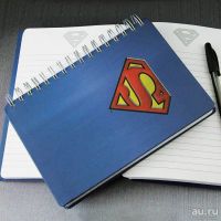 Лот: 13848104. Фото: 2. Блокнот для записей "Superman... Канцелярские и офисные товары