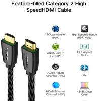 Лот: 21436992. Фото: 4. Кабель UGREEN HD118 (40412) HDMI... Красноярск