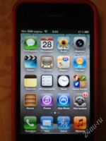Лот: 2305602. Фото: 2. iphone 4 16gb black залочен. Смартфоны, связь, навигация