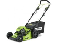 Лот: 22984526. Фото: 2. Аккумуляторная газонокосилка Greenworks... Инструмент и расходные