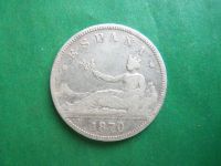 Лот: 21643247. Фото: 5. Испания 2 песеты 1870 г.,серебро...