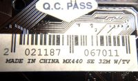 Лот: 1381576. Фото: 3. Видеокарта NVidia GeForce MX 440... Компьютеры, оргтехника, канцтовары