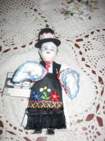 Лот: 17356715. Фото: 8. Винтажная сувенирная кукла в национальном...