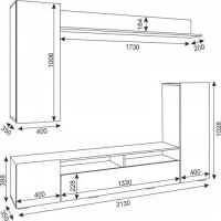 Лот: 23307502. Фото: 4. Стенка в гостиную Диаманд. В наличии. Красноярск