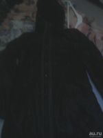 Лот: 8648117. Фото: 2. пуховик чёрный кожаный. Женская одежда