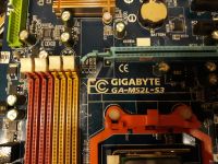 Лот: 13575119. Фото: 2. Комплект: Материнка Gigabyte M52L-S3... Комплектующие
