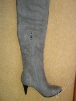 Лот: 694346. Фото: 2. Новые серые ботфорты - размер... Женская обувь