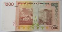 Лот: 18261701. Фото: 2. R Зимбабве 1000 долларов 2007... Банкноты
