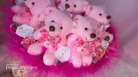 Лот: 2581058. Фото: 2. букет из игрушек "сердце с мишками... Цветы, букеты