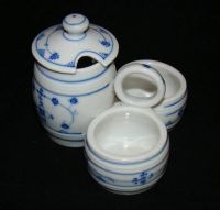 Лот: 11192359. Фото: 5. Прибор для специй фарфоровый старинный...