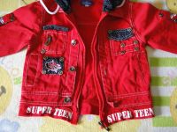 Лот: 4452462. Фото: 2. Яркая джинсовая курточка, на рост... Одежда и аксессуары