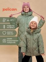 Лот: 24612241. Фото: 2. Куртка для девочки Pelican, пуховик... Спортивная одежда