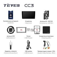 Лот: 21427606. Фото: 4. Штатная магнитола Teyes CC3 4... Красноярск
