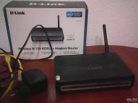 Лот: 8818968. Фото: 2. модем роутер wireless n 150 adsl2... Сетевые устройства