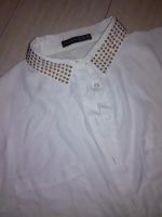 Лот: 15060844. Фото: 2. Белая укороченная блуза с декоративным... Женская одежда