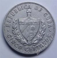 Лот: 89091. Фото: 2. Куба. 5 сентавос 1968г. (2). Монеты