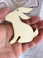 Лот: 10986325. Фото: 2. Заяц Пасхальный (заготовка дерево... Ручная работа