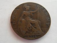 Лот: 5327387. Фото: 2. Великобритания 1/2 пенни, 1918... Монеты