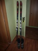 Лот: 9971518. Фото: 2. комплект горные лыжи,палки ,ботинки. Лыжи