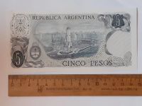 Лот: 25889660. Фото: 2. Аргентина 5 песо. Банкноты