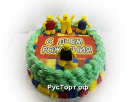 Лот: 7970189. Фото: 2. Торт "Лего". Кондитерские изделия, конфеты